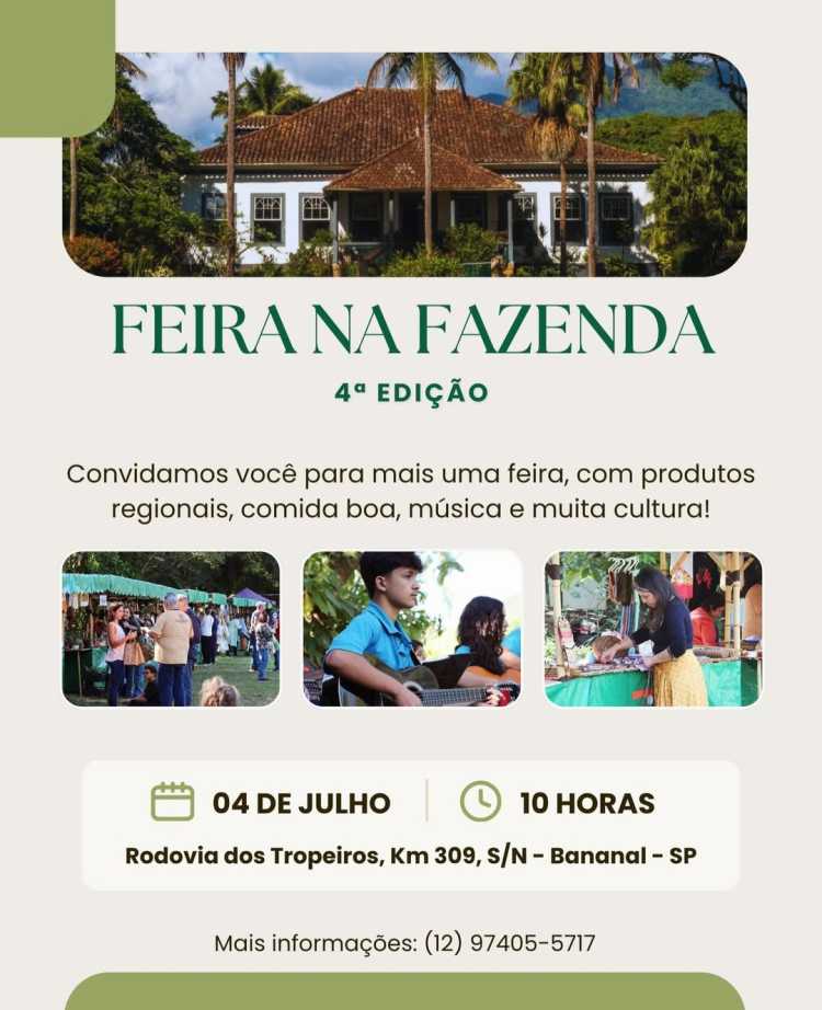 Feira na Fazenda - 4ª Edição 