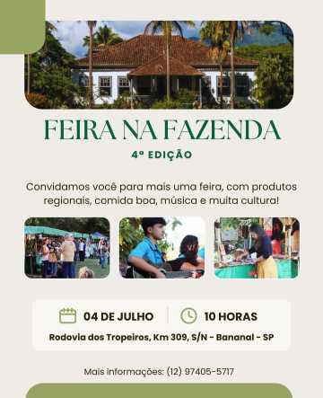 Feira na Fazenda - 4ª Edição 